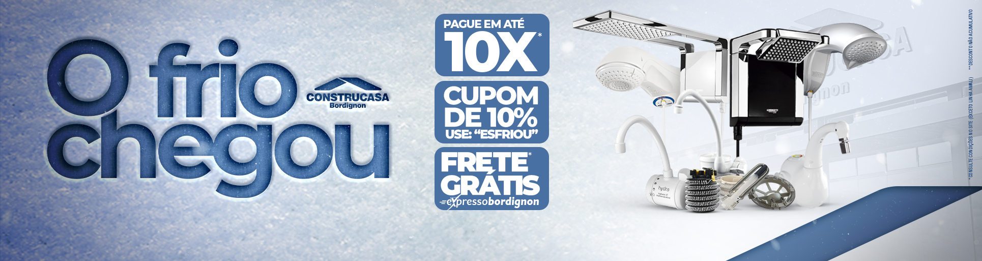 O frio chegou